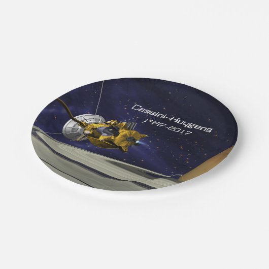 Assiettes En Carton Cassini Huygens Saturn Mission Spacecraft (Angle)