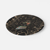 Assiettes En Carton Cat égyptien - Bastet (Angle)