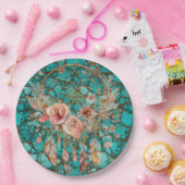 Assiettes En Carton Catcher de rêve Turquoise (Fête)