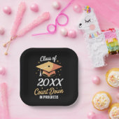 Assiettes En Carton Catégorie 2026 Compter En Cours Personnalisé (Fête)