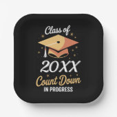 Assiettes En Carton Catégorie 2026 Compter En Cours Personnalisé (Recto)