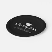 Assiettes En Carton Catégorie d'année et nom - Le noir peut changer de (Angle)