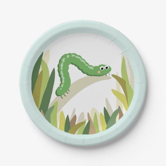 Assiettes En Carton Caterpillar branchent la partie extérieure de (Devant)