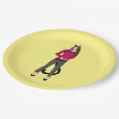 Assiettes En Carton catgirl (Angle)
