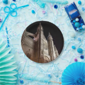 Assiettes En Carton Cathédrale de Palma de Majorque la nuit - Espagne (Fête)