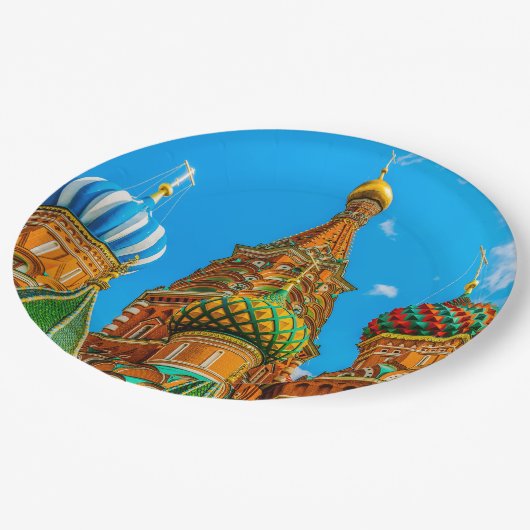 Assiettes En Carton Cathédrale Saint-Basile (Angle)