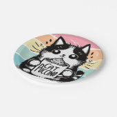 Assiettes En Carton Catpuccino 3 (Angle)