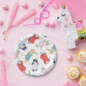 Assiettes En Carton CATS PAJAMAS Plaques rondes en papier (Fête)