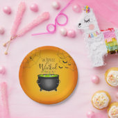 Assiettes En Carton Cauldron de la sorcière (Fête)