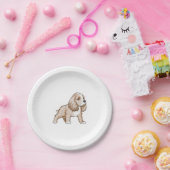 Assiettes En Carton Cavalier King Charles Spaniel (Fête)