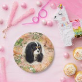 Assiettes En Carton Cavalier King Charles Spaniel - Tri, Plaque (Fête)