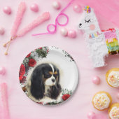 Assiettes En Carton Cavalier King Charles Spaniel - Tri, Plaque (Fête)