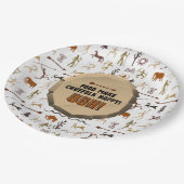 Assiettes En Carton Caveman Chronicles Plaque en papier (Angle)