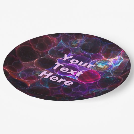 Assiettes En Carton Cavitation numérique (Angle)