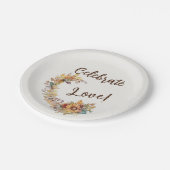 Assiettes En Carton Celebrate (Angle)