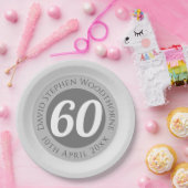 Assiettes En Carton Célébration commémorative d'anniversaire Personnal (Fête)