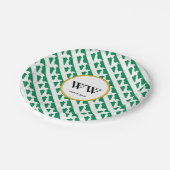 Assiettes En Carton Célébration d'anniversaire avec le DRApeau du NIGE (Angle)