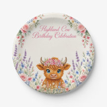 Célébration d'anniversaire de vache des Highlands