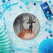 Assiettes En Carton Célébration de danse d'aliens (Fête)