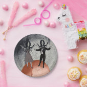 Assiettes En Carton Célébration de danse d'aliens (Fête)