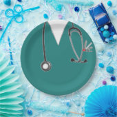 Assiettes En Carton Célébration de la graduation en infirmière (Fête)