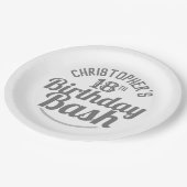 Assiettes En Carton Célébration de l'âge 18e Anniversaire Plaques papi (Angle)