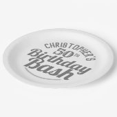 Assiettes En Carton Célébration de l'âge 50e Anniversaire Plaques papi (Angle)