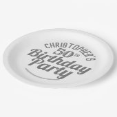 Assiettes En Carton Célébration de l'âge 50e Anniversaire Plaques papi (Angle)