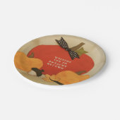 Assiettes En Carton Célébration de l'automne serviettes (Angle)