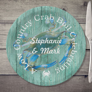Assiettes En Carton Célébration de l'ébullition du crabe de pays bas s