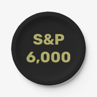 Assiettes En Carton Célébration de l'indice de Stock de niveau S&P 6 0