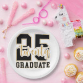 Assiettes En Carton Célébration des diplômes 2025 (Fête)