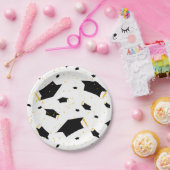 Assiettes En Carton Célébration d'obtention du diplôme - plaque à (Fête)