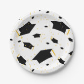 Assiettes En Carton Célébration d'obtention du diplôme - plaque à (Devant)