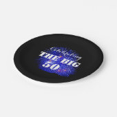 Assiettes En Carton Célébration du GRAND 50 - (Angle)