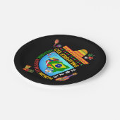 Assiettes En Carton Célébration du mois du patrimoine historique (Angle)