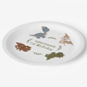 Assiettes En Carton Célébration du premier anniversaire (Angle)