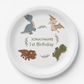 Assiettes En Carton Célébration du premier anniversaire (Devant)