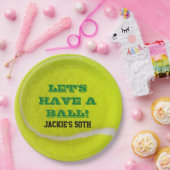 Assiettes En Carton Célébration du tennis (Fête)