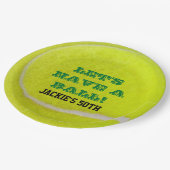 Assiettes En Carton Célébration du tennis (Angle)