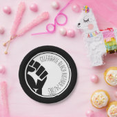 Assiettes En Carton CÉLÉBRER L'HISTOIRE NOIRE 247365 BHM Personnalisé (Fête)