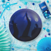 Assiettes En Carton Célébrez en style avec des plaques de papier rond  (Fête)