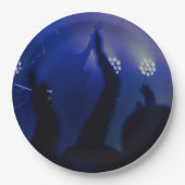 Assiettes En Carton Célébrez en style avec des plaques de papier rond  (Devant)