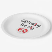 Assiettes En Carton Célébrons Les 60 Grands (Angle)