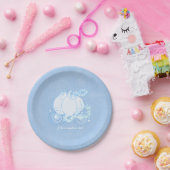 Assiettes En Carton Cendrillon Fairytale Carriage Plaques Bleues Party (Fête)
