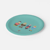 Assiettes En Carton Centres serveurs de pixel de Webkinz (Angle)