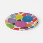 Assiettes En Carton Cercles d'art Abstraits Salutation (Angle)