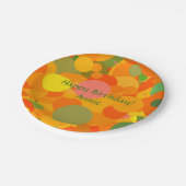 Assiettes En Carton Cercles de fruits (Angle)