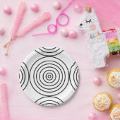 Assiettes En Carton Cercles d'orthographe (Fête)