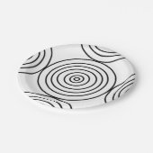 Assiettes En Carton Cercles d'orthographe (Angle)